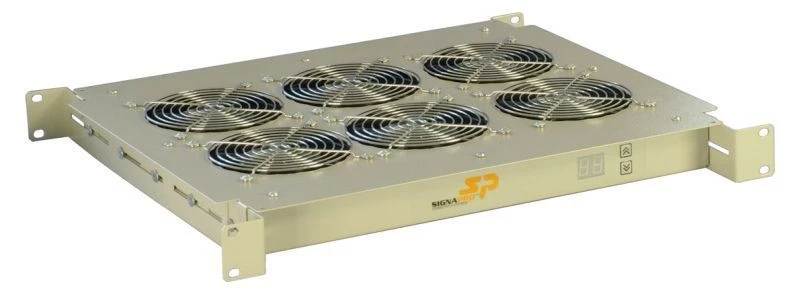 T series universal fans for installation in telecoms and server cabinets for floor standing telecoms and server cabinets