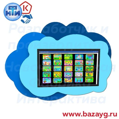 Interactive educational wall panel "Cloud"