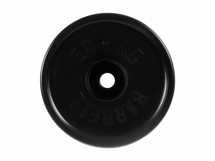 MB-PltBE-50 Rubber disc Euro-Classic, black, 51 mm, 50 kg