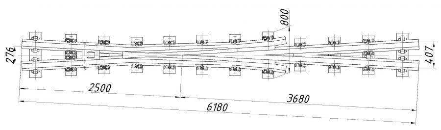 Cross-brace of P65 type of grade 1/9 (project 2796.03.000/-01)
