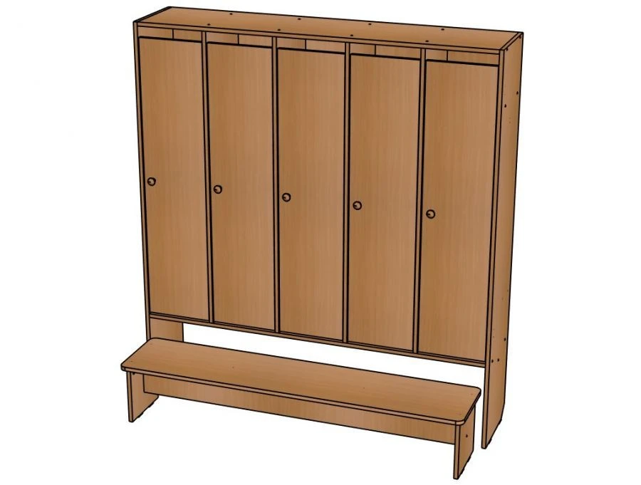 5-section cupboard with bench/ SD24