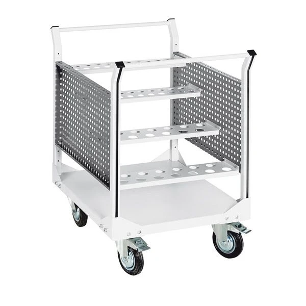 Industrial furniture, including antistatic (ESD) Viking: TTL-P, laboratory trolley with perforated walls