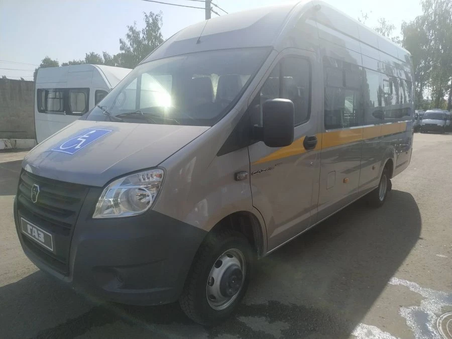 IAC-1767MZ vehicle with possibility of transporting a disabled person in a wheelchair on the basis of GAZ A vehicle of modificat