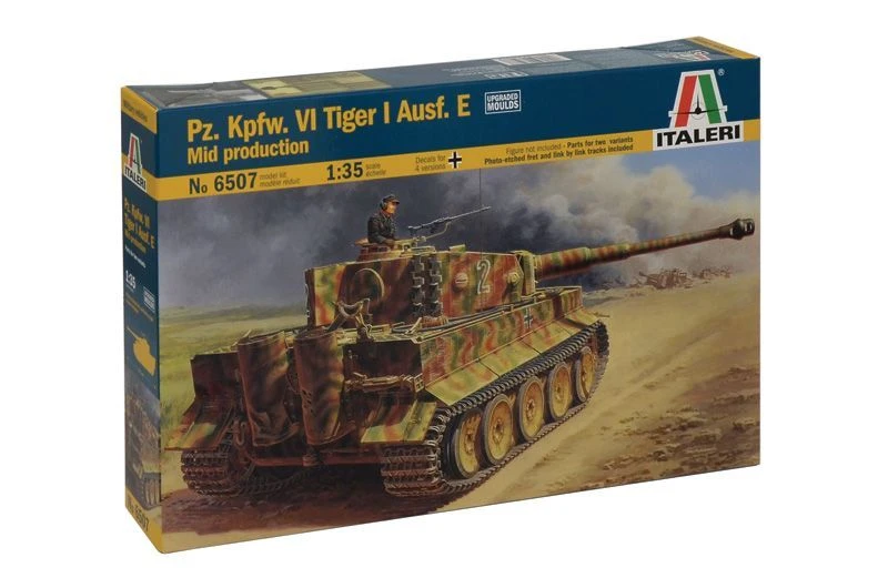 Assembled model PZ.KPFW.IV Tiger I Ausf.E tank