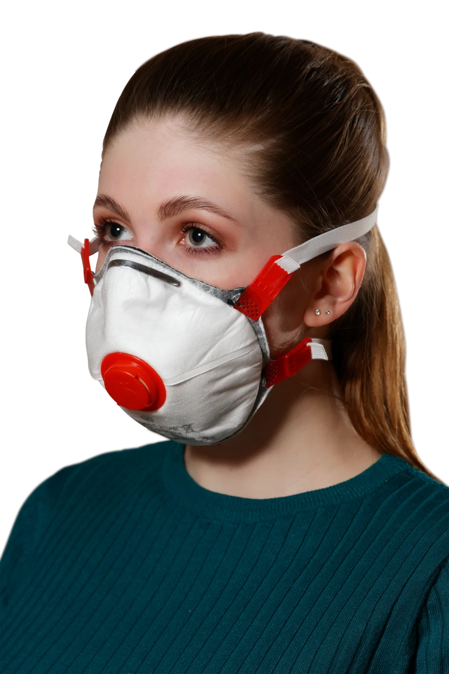Filtering mask for protection against aerosols with additional protection against vapours and gases "Respirator "SPIRO-313AE" FF