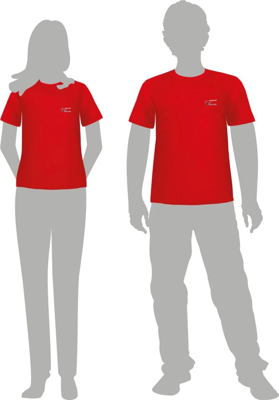 Men's T-shirts with "Symbol" marking made of synthetic jersey.