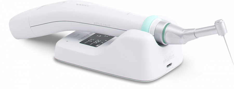 Endodontic system for preparation and cleaning of root canals "Estus Drive" (Set codes GE29-DRAS-R, GE29-DRAS)