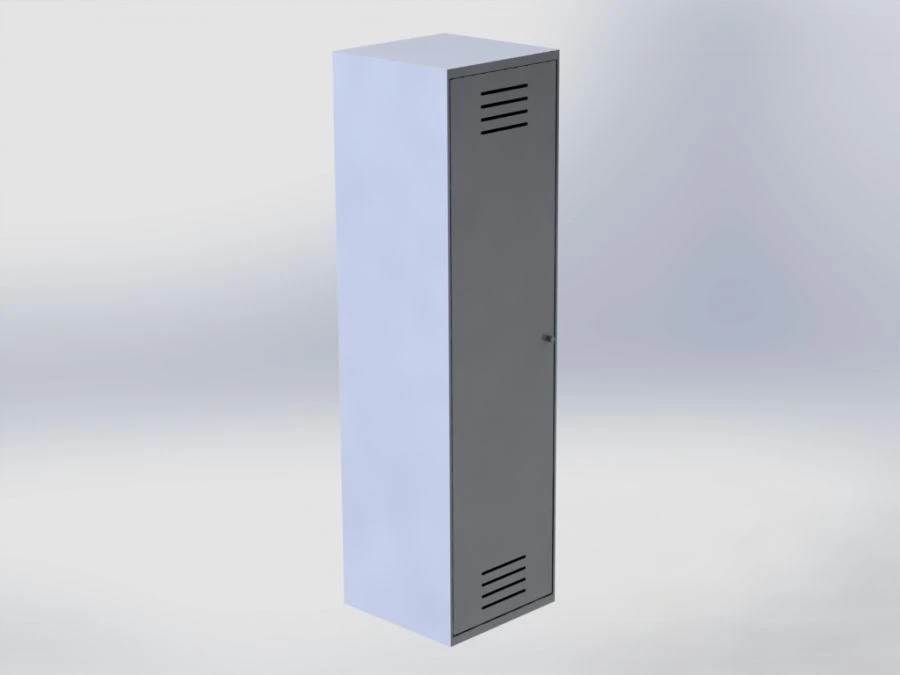 Single-leaf cupboard