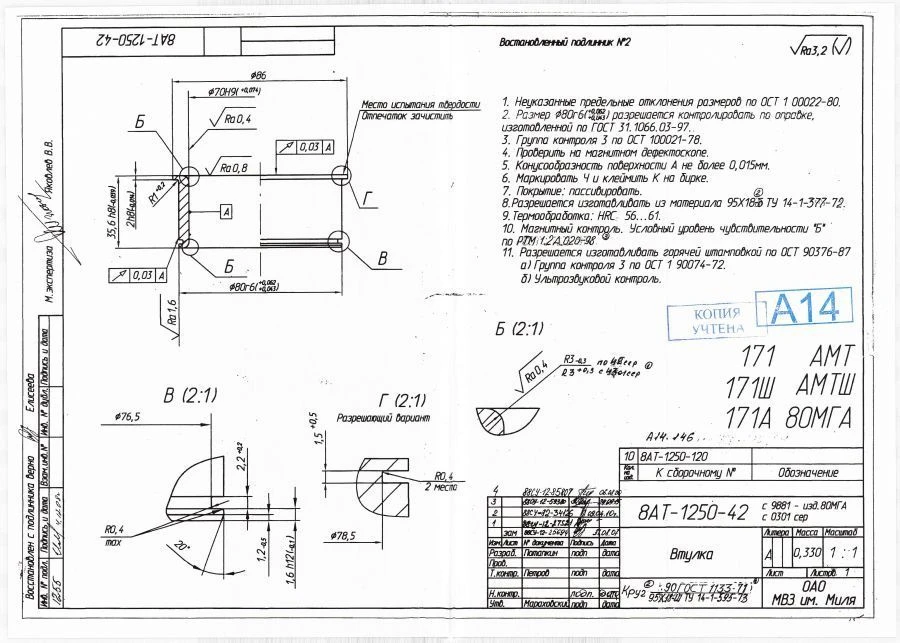 Bushing 8AT-1250-42