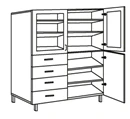 Tool cabinet ShK-3