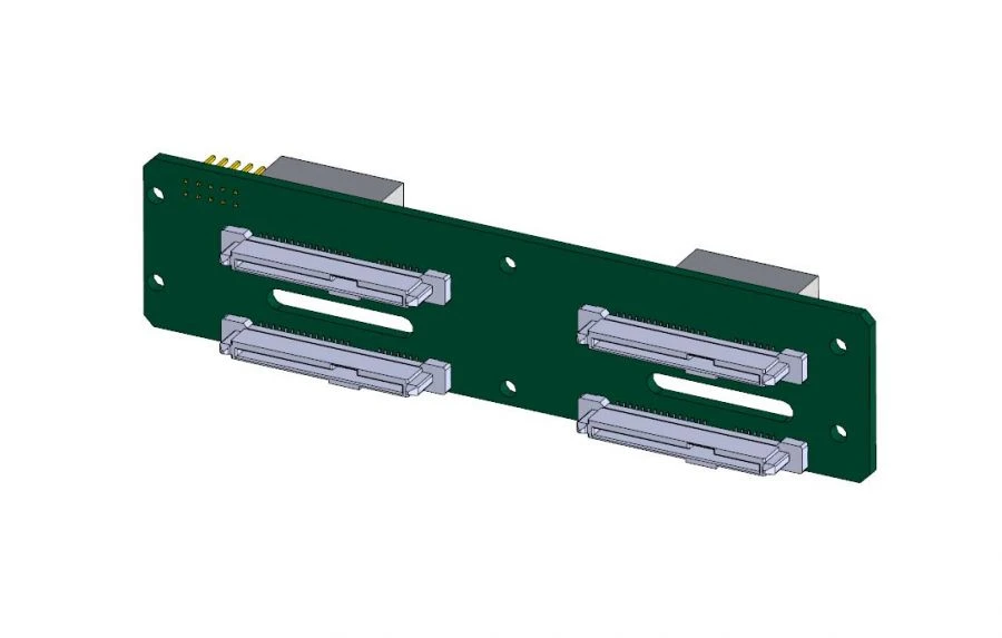 Backplane for 4 2.5" SATA 3.0 drives