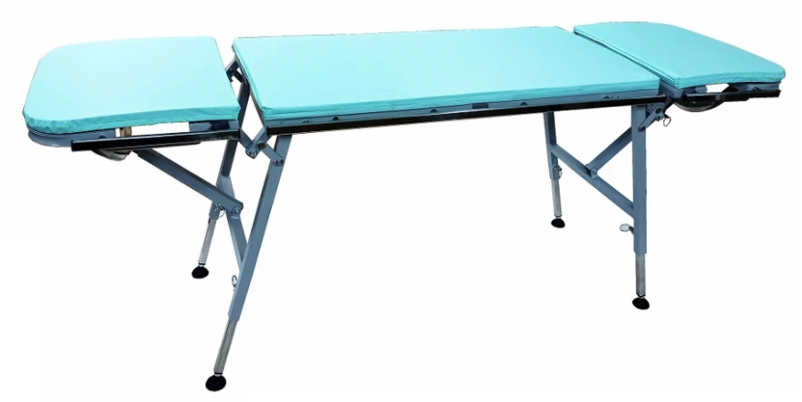 Medical folding therapeutic table with accessories according to TU 32.50.30-009-09442403-2023, variant of execution: Dressing ta