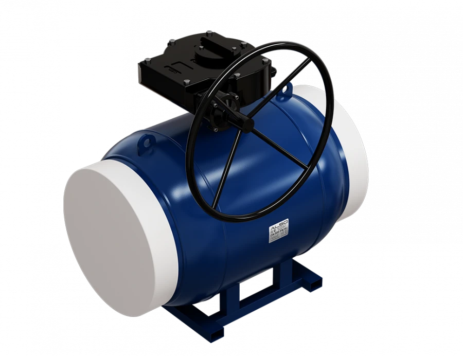 All-welded steel ball valve ALSO series RS series under welding full bore with reducer DN350 PN25 of steel 09G2S