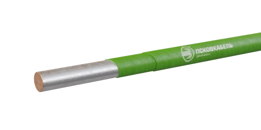 Copper wire of round or rectangular cross-section insulated with two layers of filament of VMPS grade with impregnation of each
