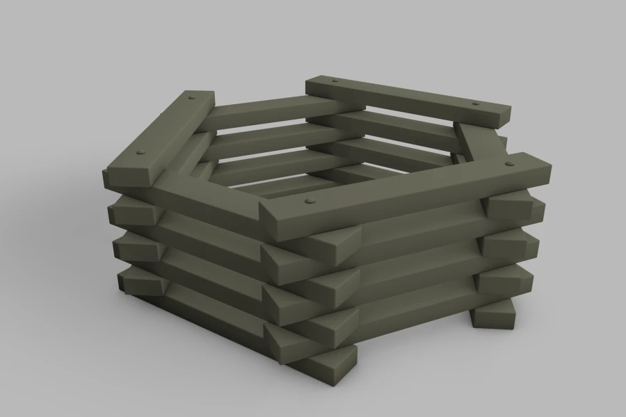 Polygonal planter 880