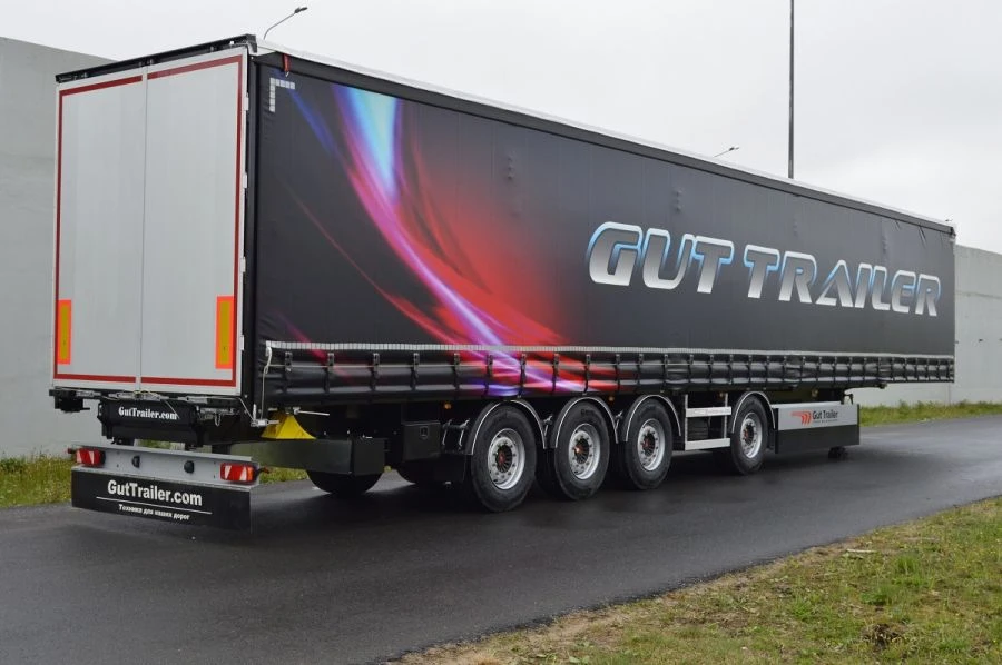 Four-axle tilt platform semitrailer, modification FSA-544T