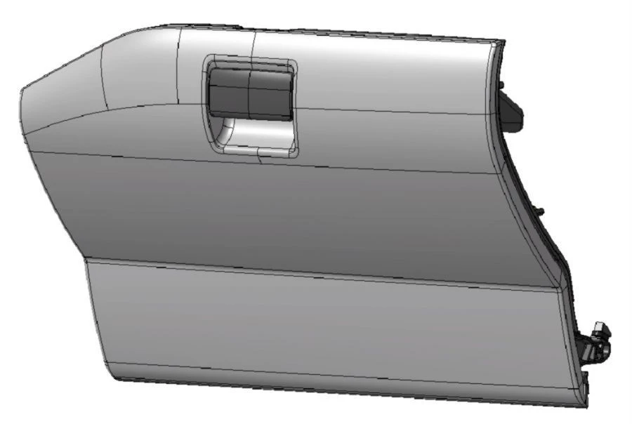 Glove box assembly 1681941781
