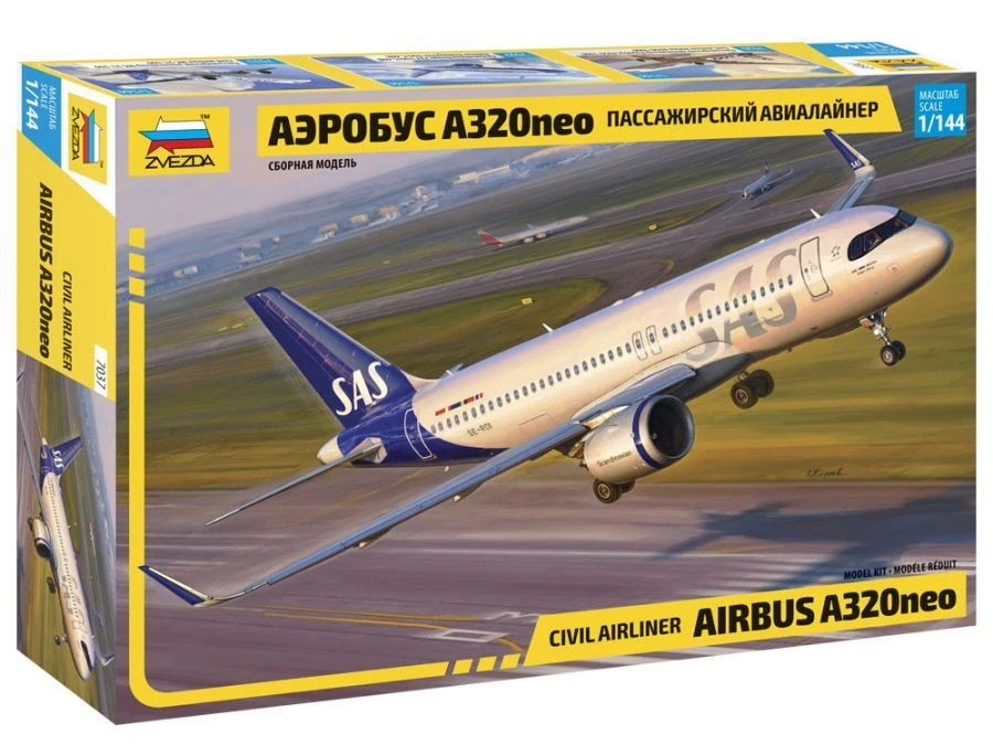 Airbus A320neo Passenger airliner" prefabricated model