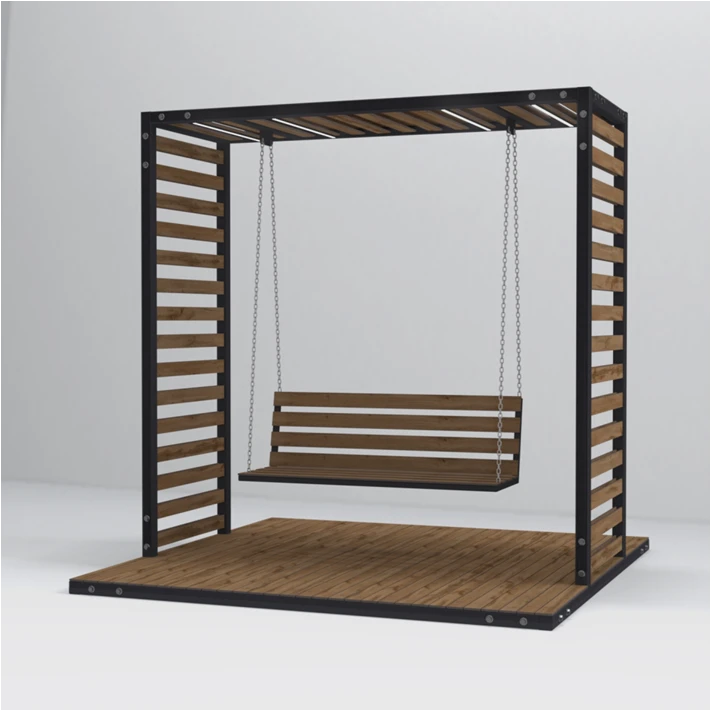 Pergola with hangers