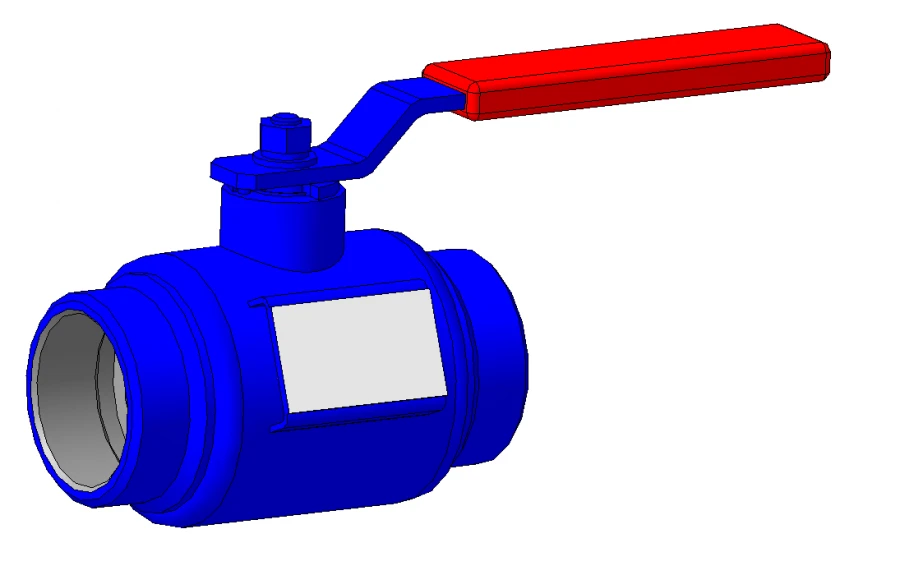 Ball valve DN50 PN4 MPa