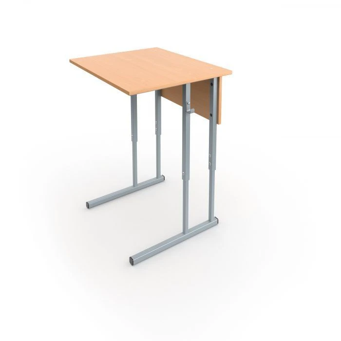 Single-seat adjustable pupil's table