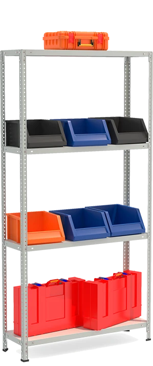 Metal shelf reinforced shelving unit model STF Shelf 1034-2.0