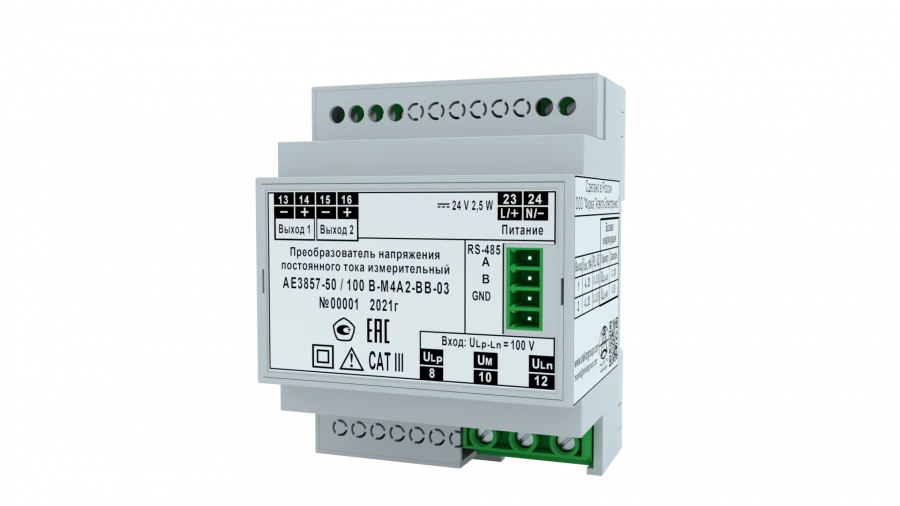 Measurement DC voltage converter AE3857