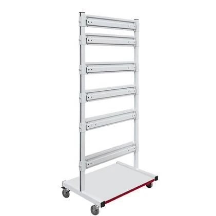 Special furniture, including antistatic and cleanroom furniture of the trade mark "GRESSON": Mobile rack for trays of the SPL se