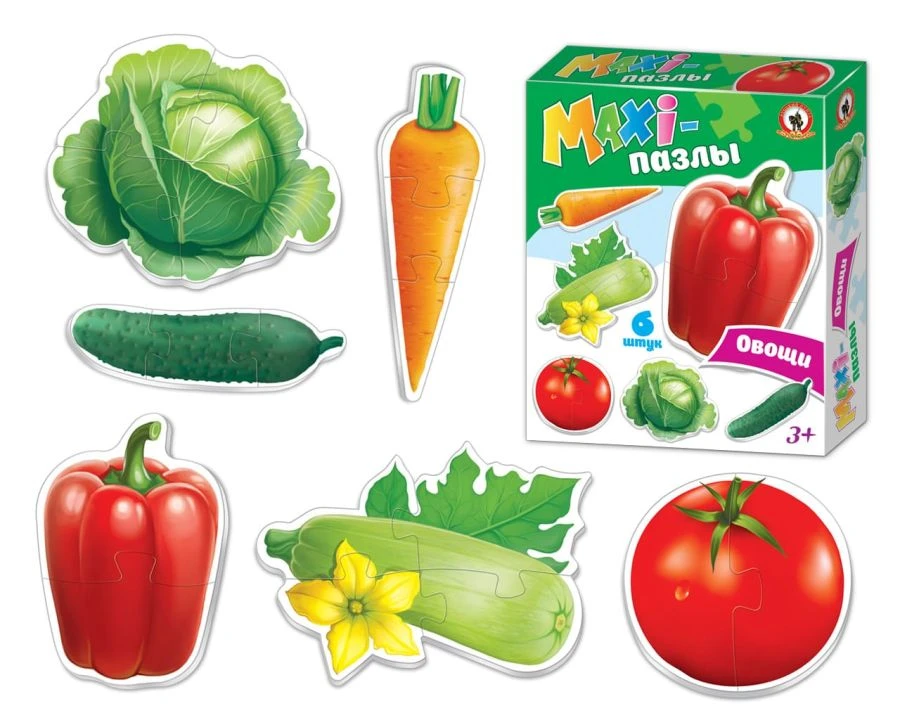 MAXI-puzzles "Vegetables" in a box