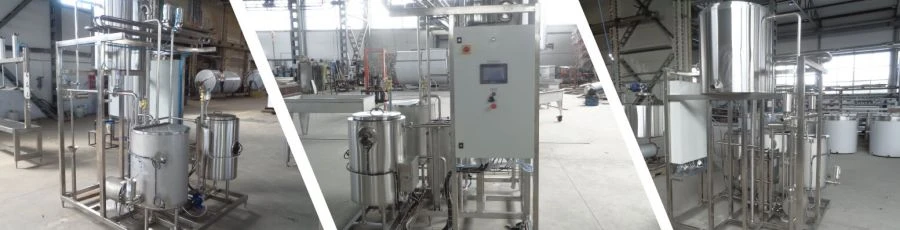 Plate and tubular pasteurisation-cooling units type POU and their modifications