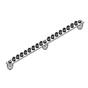 Main earthing bar GZSH.02-430.570.16M8-GC