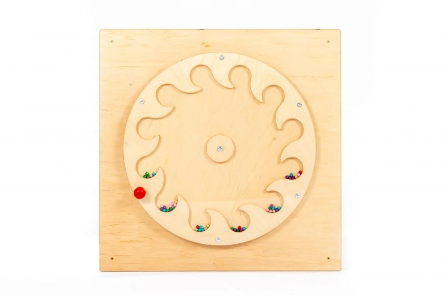 Tactile Wheel wall panel