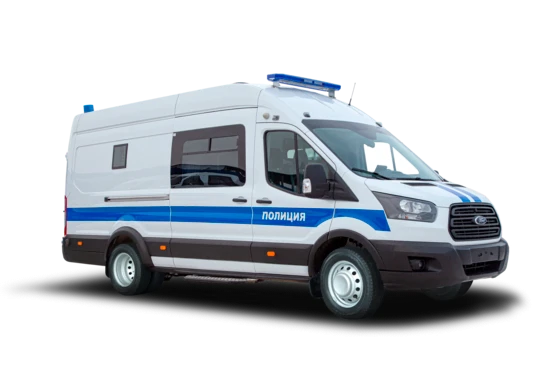 Special purpose vehicle, type 2227, mod. 22272D on the basis of Ford Transit CMF: FDD (GVW 4600 kg) twin rear wheels