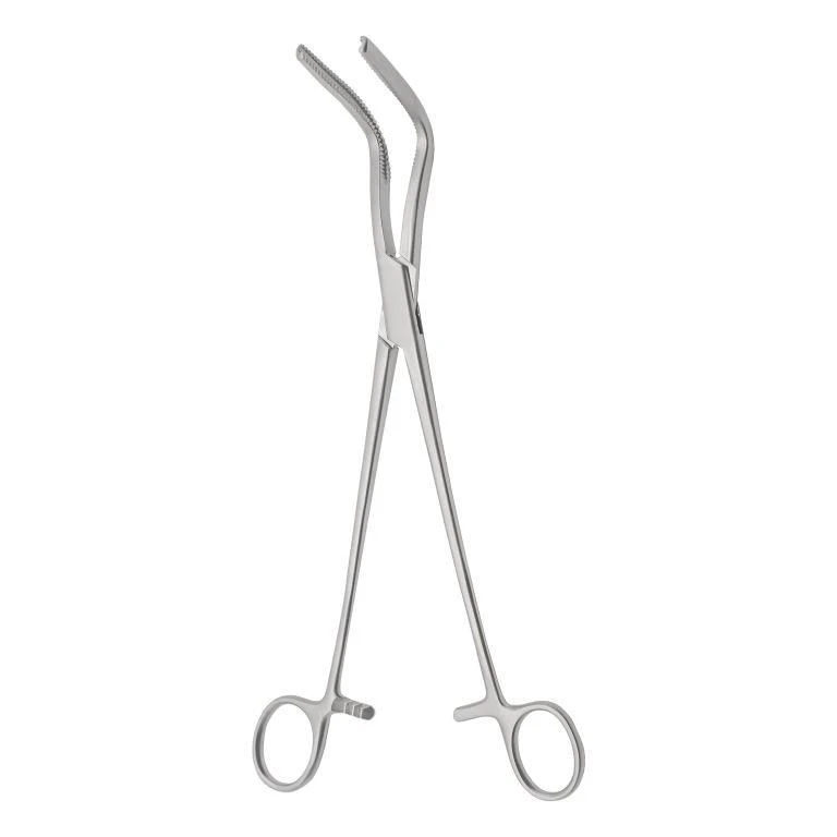 TZ-01-257-23,6 Bronchial clamp, medium, curved, 236 mm