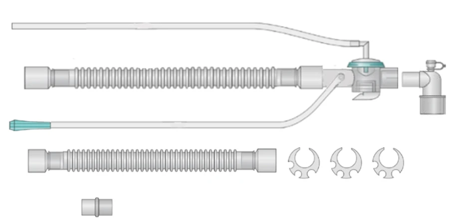 Respiratory devices for joint use with anaesthetic and resuscitation equipment, version: p