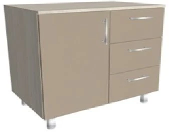 Medical cabinet with drawers and door KSTTM 2-06
