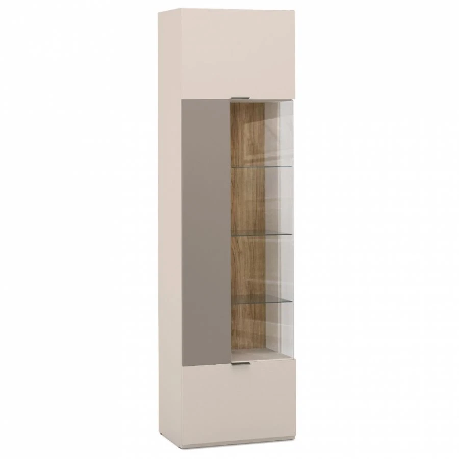 "SOHO" FGE-02.DS/DV, Showcase cupboard right at 2134 (mocha) from the set of modular furniture "SOHO".