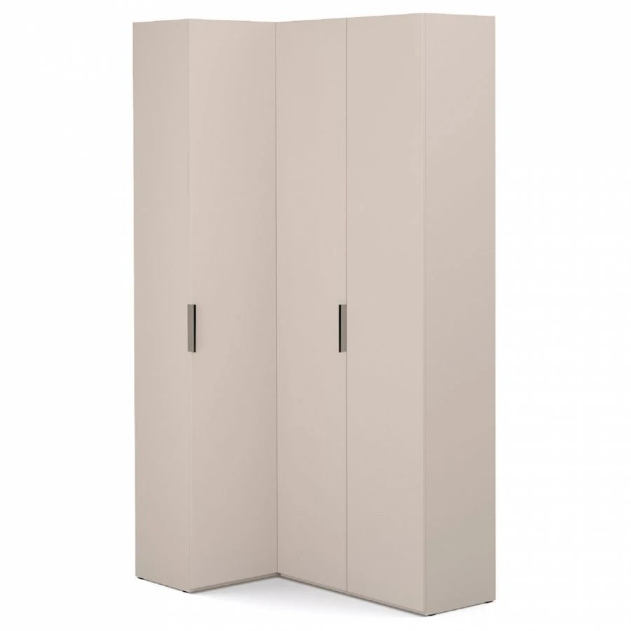 "SOHO" FHA-02.DS, Cabinet corner. 400/400, ogr.(corner +2dv.FCD, otdv.pants.) (beige) from the set of modular furniture "SOHO"