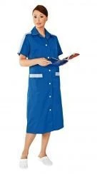 Women's special clothing for protection against general industrial pollution and mechanical effects (abrasion) made of polyester