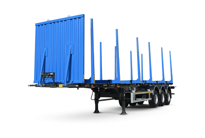 Semi-trailer sorting truck TONAR mod. 9445 with axles manufactured by TONAR mod. 90422, 90431