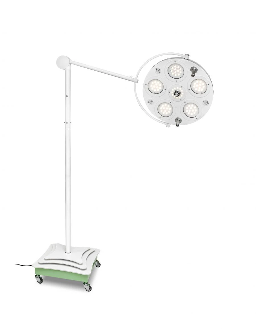 FotonFLY 6MG (6MG-A) single dome mobile medical LED surgical light fixture (6 modular dome mobile)