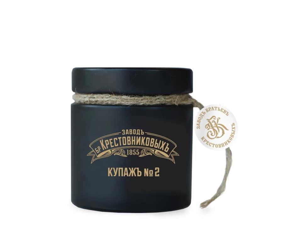 Scented candle "Zavod Brothers Brothers Krestovnikovs Kupazh No. 2"
