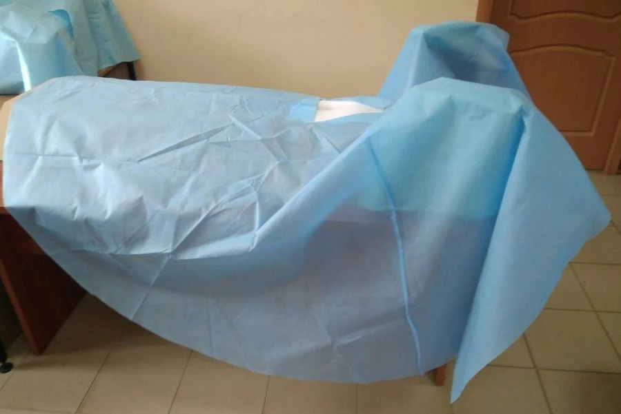 Surgical set for transurethral resection (TUR), of nonwoven materials, single-use sterile according to TU 9398-009-556940.