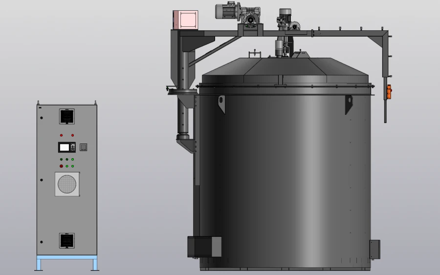 Shaft furnace for aluminium casting heat treatment SSHO-15.20/7-I2VP