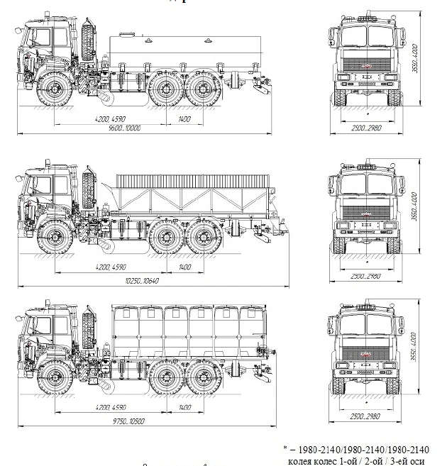 Combined road machine KDM-6317 on the basis of chassis MAZ 6317F9