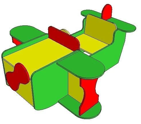 Airplane bench (play area) FN.MDU.01.42.00.00.00.00.