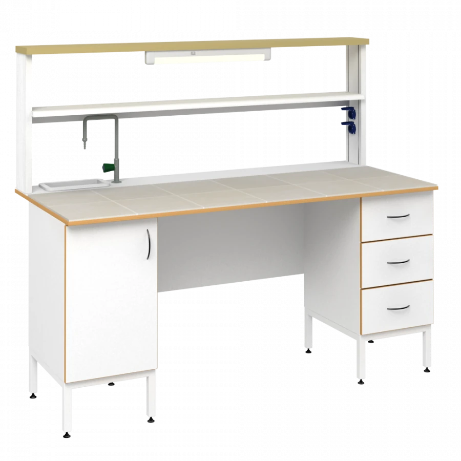 Chemical wall-mounted table 1800 PCCp