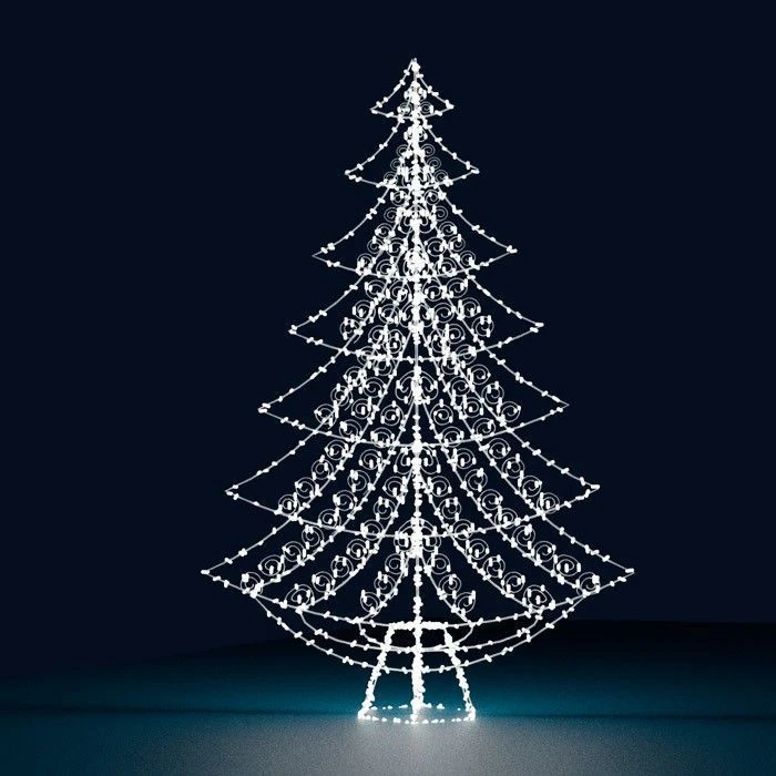 Christmas Tree" lighted figure