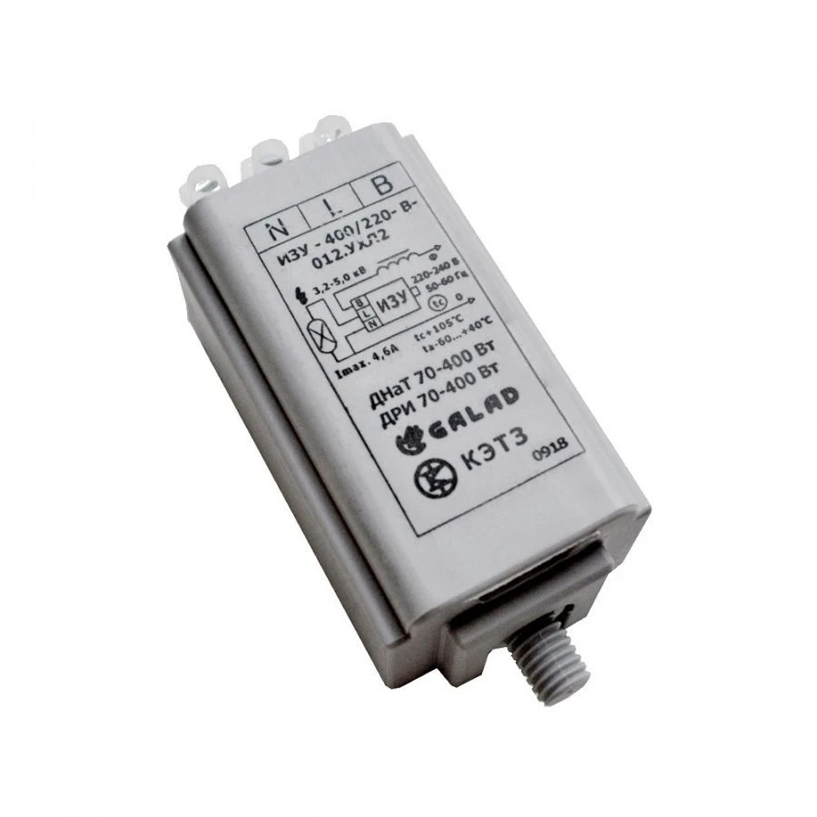 Pulse ignition devices for high pressure discharge lamps IZU-400/220-V-012.UHL2.