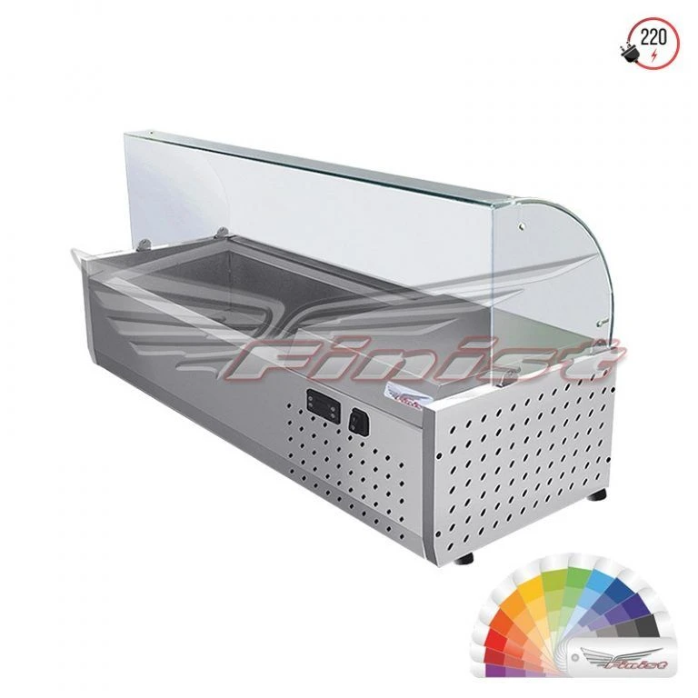Refrigerated table display case "Topping Box" type NXVcm